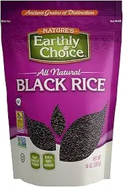 Nature's Earthly Choice All Natural Rice, Black, 14 Ounce