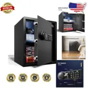 1.69 Cu.Ft. Steel Construction Safe Box with Digital Keypad - Modern Security