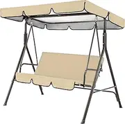 Outdoor Swing Cushion - Waterproof Replacement Cushion for Patio Swing | Swing Seat, Weather-Resistant Swing Pad, Comfortable Swing Cushion with Secure Ties for Garden, Yard, Porch