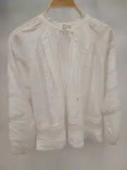 Vanessa Bruno Front-Tied Long Sleeved Shirt XS/S Gray