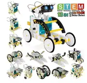 Stem 13 In 1 Education Solar Robot Toys 190 Pieces DIY Building Science Toy Kid