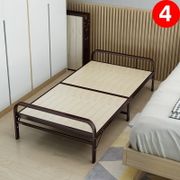 家用單人折疊床80cm出租房簡易午睡小床宿舍1米鐵架陪護床硬板床