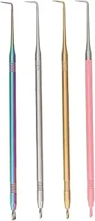 4 Pcs Eyelash Lift Perm Tool, Eyelash Tint Rods Kit, Lash Separator Tint Tool, with Separation Comb, for Eyebrow Tinting Curling, Lash Separating, Lash Perming Brush