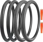 ZUKKA Pack of 2 28 Inch Foldable Tyre Sheath 700 x 32C Bicycle Replacement Tyres Folding Replacement Tyre for Plus 2 Pack 700 x 32C Inch Tube Bicycle Wear-Resistant