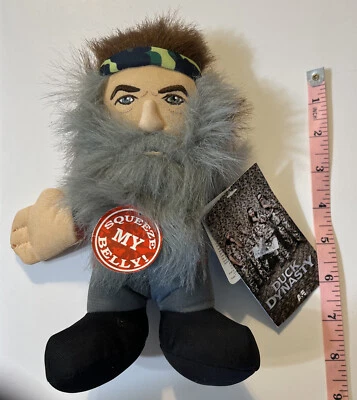 Duck Dynasty Phil Robertson Talking Plush Doll A&E Commonwealth Stuffed Toy NWT