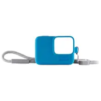 在飛比找松果購物優惠-GoPro 原廠專用矽膠護套(保護套)+繫繩 黑/白/藍/限