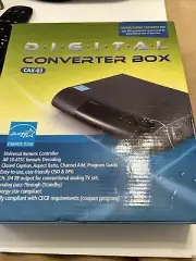 Digital Converter Box CAX-03 Universal no Remote Controller NOS All 18 ATSC