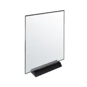 Azar Acrylic Frame Sign Holder on Weighted Black Base (108802)