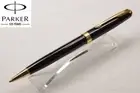 Parker Sonnet Ballpoint Pen Bright Black Gold Clip With 0.7mm M Black Ink Refill