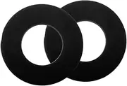 2 Pcs Rubber Bushing Damper Absorbers Damping Buffer Shock Front Top Bushing Damping Ring Fit Mounted Vibration Automotive Suspension Ring Black Rubber