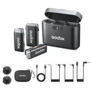 Wireless lavalier Microphone Systems with Noise Cancellation, 656ft Transmiss...