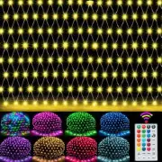 Christmas Outdoor Lights Waterproof Connectable Rgb Net Color Changing Led Mesh