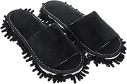 [PACKOVE] Cleaning Mop Slipper Floor Cleaning Slipper Detachable Mopping Shoes House Dusting Slippers Microfiber Dust Slippers Unisex Dusting Slippers For Home (39-42 Shoe Size)