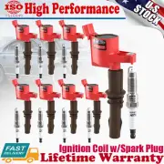 8PACK Ignition Coils Brown Boot & SP509 Spark Plugs Set for Ford F-150 V8 DG521 (for: Ford)