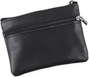 [GAROZATION] Credit Holder Tassel Keychain Fringe Purses for Women Coin Pouch Keychain Mini Mens Purse Men Wallet Man Purse for Men Mens Small for Men Zip Around Wallet Black