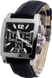 New Authentic Guess Collection 35005G2 Geneva Chronograph Leather Man's watch