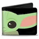 The Mandalorian The Child Chibi Vegan Leather Wallet Black