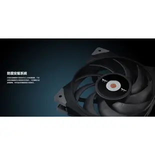 Thermaltake 曜越 TOUGHFAN 14 PWM 散熱風扇 鋼影 高風壓風扇 系統風扇 黑 1入