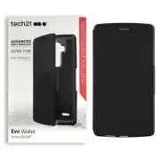 Tech21 Evo Ultra Slim Wallet Impact Absorbing Protection Case For LG G4 - Black
