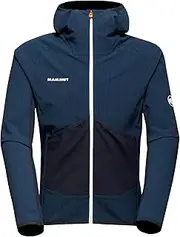 [Mammut] Men's Fleece Jacket, Eiger Speed ML Hybrid Hooded Jacket