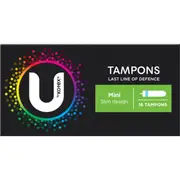 U by Kotex Tampons Mini 16 pack
