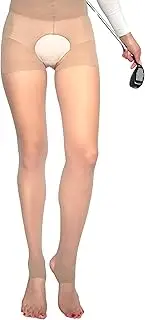 [BAROBIRDIE] Crotchless 30D Golf Stockings Pantyhose Tights UV Protection Sheer