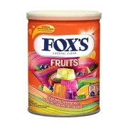 Nestle Fox's Crystal Clear Fruits Flavored Candy Tin, 180 gm