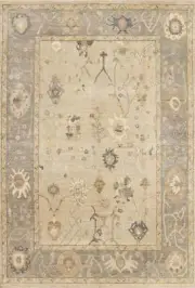 6x9' Oushak Rug Fine Wool Quality LIGHT NATURAL PK275