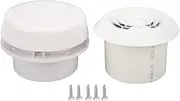 RV Mini Vent Fan White Round Noiseless Compression Vent Ventilator for Cars