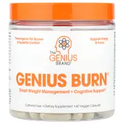 The Genius Brand, Genius Burn®, Caffeine-Free, 60 Veggie Capsules