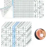 Upgraded Baby Shower Ear Stickers - 100PCS Newborn Waterproof Ear Cap with Thickened Absorbent Cotton Disposable Ear Covers Ear Protection for Shower Bathing Swimming Surfing Water Sports - Ear Protector, Transparency (7 x 9cm for adult)