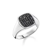 Buy Ring with black stones silver by Thomas Sabo online - THOMAS SABO Australia