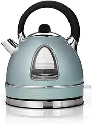 [Cuisinart] Traditional style Electric kettle, Fast boil, cordless, quiet, easy pour, Easy clean, removable limescale filter, 1.7L capacity, 3kW, Matching toaster available, Light Pistachio