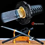 HANDMADE JAPANESE SAMURAI KATANA SWORD DAMASCUS FOLDED STEEL SHARP FULL TANG