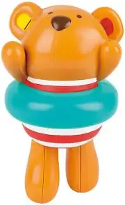 Hape Swimmer Teddy Wind Up Bath Toy 16873