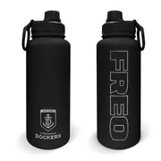 Fremantle Dockers AFL Stainless Steel Double Walled Large Drink Bottle