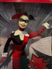 2005 Mattel Harley Quinn Barbie and 2003 Batgirl 12" Fashion Dolls DC Comics