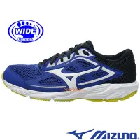 在飛比找Yahoo!奇摩拍賣優惠-Mizuno K1GA-220027 藍X白 基本款慢跑鞋/