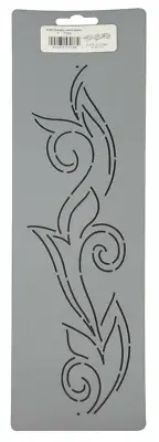 Quilting Stencils Leaf Swirl Quilt Pattern Wavy Leaves Border Stencil Design