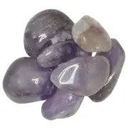 3 lbs Amethyst Tumbled Stones - Grade 2 - XLarge - 1.5" to 2" Avg.