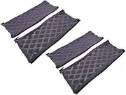 HOUDERCO 4pcs Armrest Covers for Chairs: Stretchable Removable Arm Protectors for Office and Gaming Chairs - Easy Maintenance Enhanced Comfort