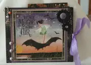 Halloween Mini Photo Album Folio Graphic 45 Midnight Tales