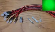 Onkyo TX-4500 MKII LED lamps bulbs lights upgrade kit GREEN INSTRUCTIONS