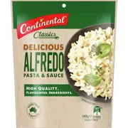 Continental Classics Pasta & Sauce Alfredo Family Pack 145g