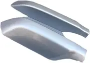 Roof Rack End Caps for Prado FJ150 2010-2018 - 4PC Silver/Black Rail Cover Protectors