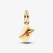 *BRAND NEW* Pandora Moments 14K Gold Plated Love Letter Envelope Charm 762606C01