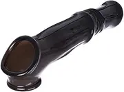 Black Wearable Toy With Thicken And Lengthen Soft Material Lock Ring And Non-shedding Rough Testure Increase Friction