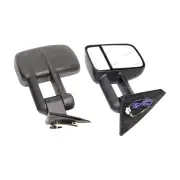 2 x Door Mirrors with Electric Signal Light On Cover for Mitsubishi Triton ML MN