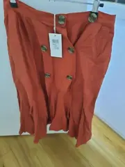 Tigerlily Linen Skirt Size 10 New With Tags