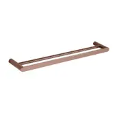 800mm Sleek Double Towel Rail(Rose Gold)